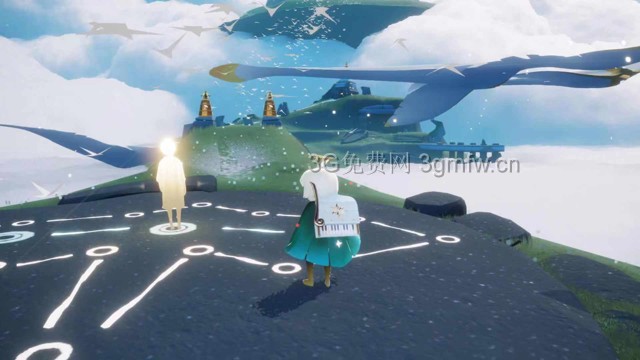 sky光遇云野小金人位置在哪?