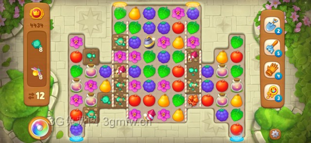 梦幻花园4434关怎么过? 梦幻花园攻略4434关