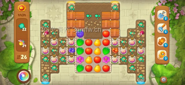 梦幻花园4434关怎么过? 梦幻花园攻略4434关