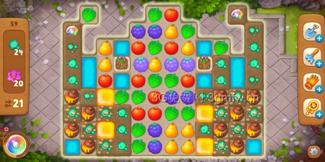 梦幻花园59关怎么过？ 梦幻花园攻略59关