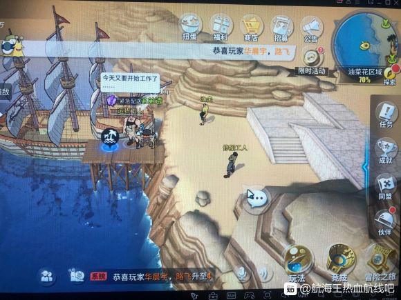 航海王热血航线油菜花探索攻略