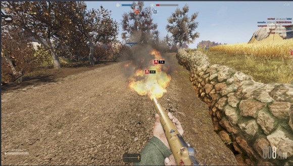 英雄与将军《Heroes&Generals》火焰喷射器战术分析与勋章定位