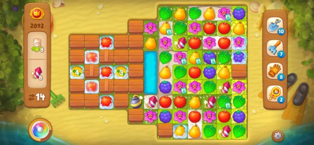 梦幻花园第2092关怎么过? 梦幻花园攻略第2092关