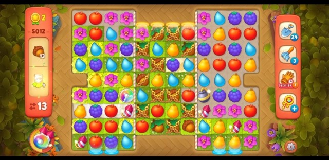 梦幻花园第5012关怎么过? 梦幻花园攻略第5012关