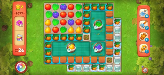 梦幻花园第2077关怎么过? 梦幻花园攻略第2077关