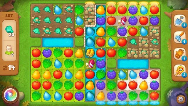 梦幻花园第557关怎么过? 梦幻花园攻略第557关