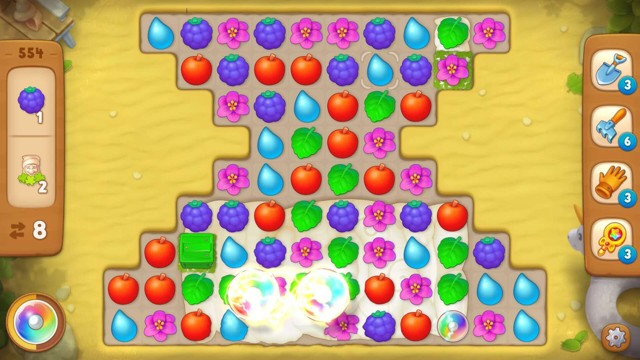 梦幻花园第554关怎么过? 梦幻花园攻略第554关