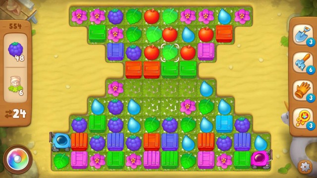 梦幻花园第554关怎么过? 梦幻花园攻略第554关