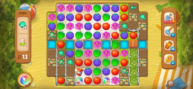 梦幻花园第2105关怎么过? 梦幻花园攻略第2105关