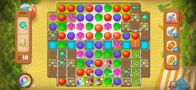 梦幻花园第2105关怎么过? 梦幻花园攻略第2105关