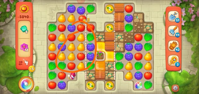 梦幻花园第5040关怎么过? 梦幻花园攻略第5040关