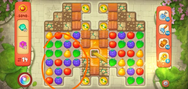 梦幻花园第5040关怎么过? 梦幻花园攻略第5040关