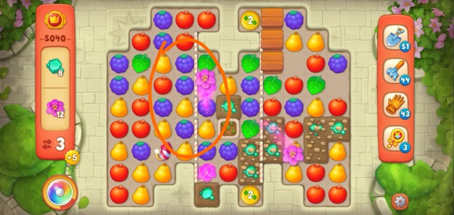 梦幻花园第5040关怎么过? 梦幻花园攻略第5040关