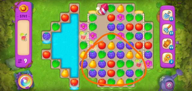 梦幻花园第5141关怎么过? 梦幻花园攻略第5141关