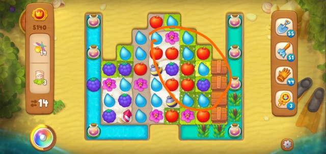 梦幻花园第5140关怎么过? 梦幻花园攻略第5140关