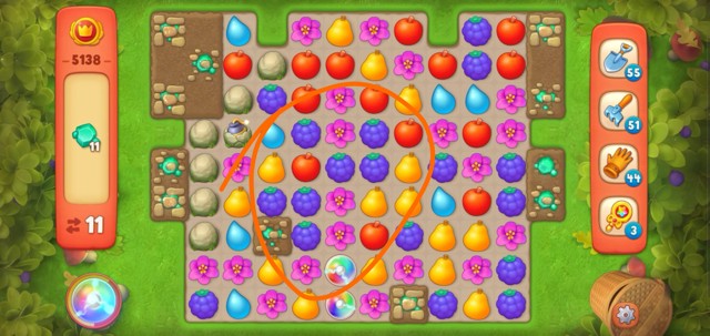 梦幻花园第5138关怎么过? 梦幻花园攻略第5138关