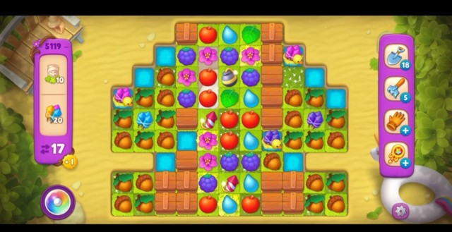 梦幻花园第5119关怎么过? 梦幻花园攻略第5119关