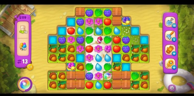 梦幻花园第5119关怎么过? 梦幻花园攻略第5119关