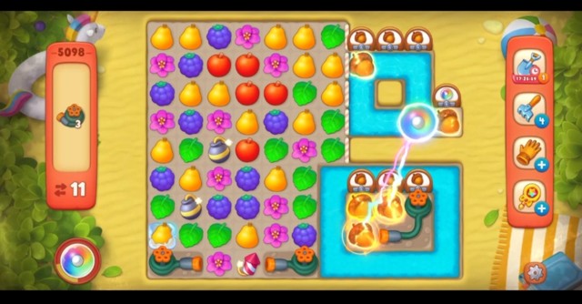 梦幻花园第5098关怎么过? 梦幻花园攻略第5098关