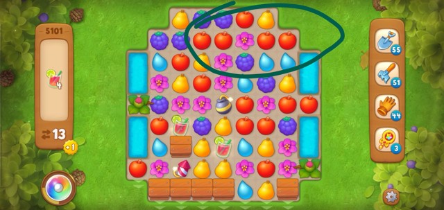 梦幻花园第5101关怎么过? 梦幻花园攻略第5101关