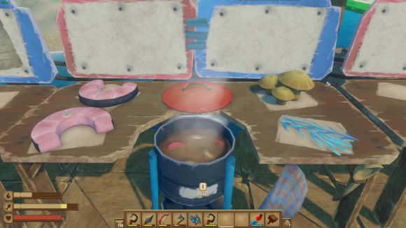 木筏求生《Raft》鲨鱼晚宴怎么做?