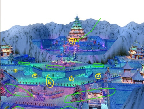 热血江湖北海冰宫内城副本攻略