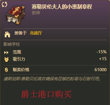 纪元1800《Anno1800》市政厅与工会插卡攻略