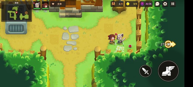 坎公骑冠剑第一章(普通)1-1地图攻略