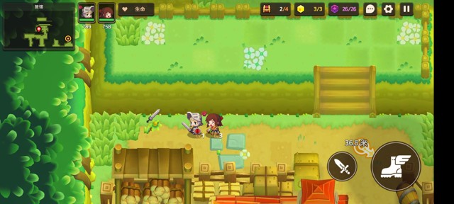 坎公骑冠剑第一章(普通)1-1地图攻略