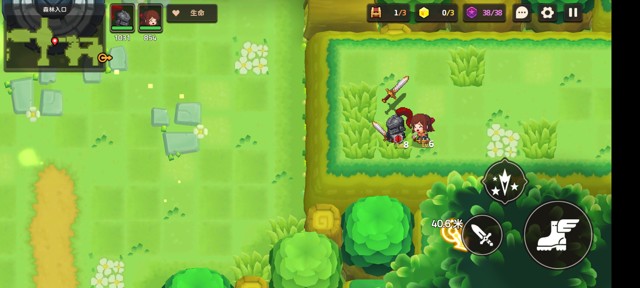 坎公骑冠剑第一章(普通)1-2地图攻略