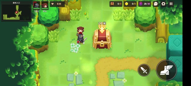 坎公骑冠剑第一章(普通)1-2地图攻略