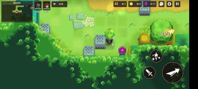 坎公骑冠剑第一章（普通）1-3地图攻略