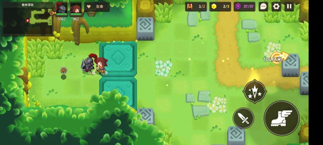 坎公骑冠剑第一章（普通）1-3地图攻略