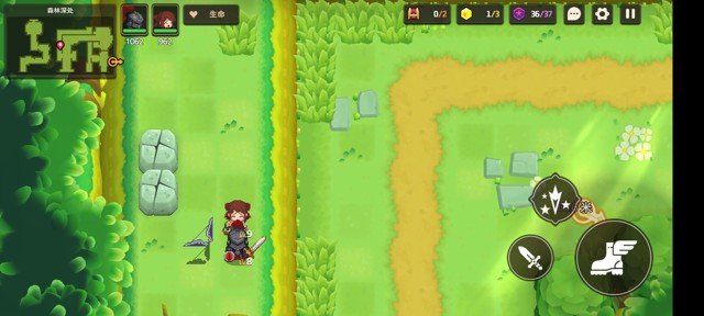 坎公骑冠剑第一章（普通）1-3地图攻略