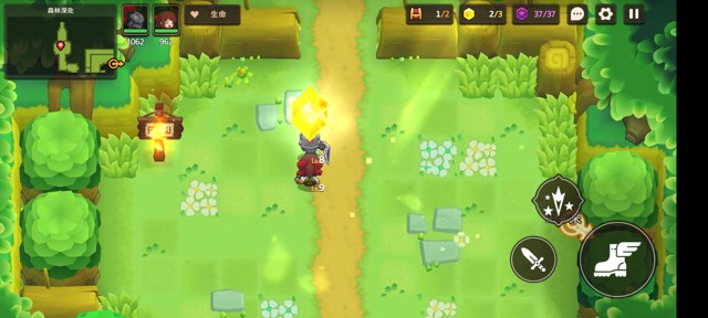 坎公骑冠剑第一章（普通）1-3地图攻略