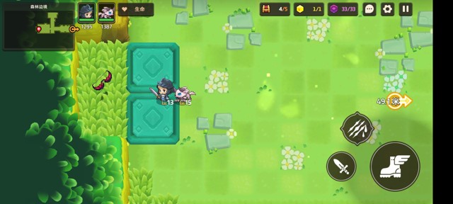 坎公骑冠剑第一章(普通)1-4地图攻略