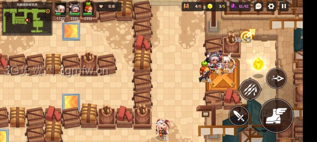 坎公骑冠剑主线第二章(普通)2-2地图攻略