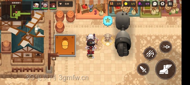 坎公骑冠剑主线第二章（普通）2-3地图攻略