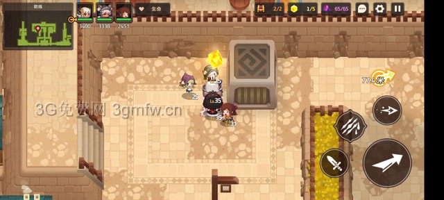 坎公骑冠剑主线第二章(普通)2-4地图攻略