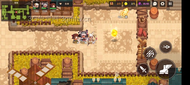 坎公骑冠剑主线第二章(普通)2-4地图攻略