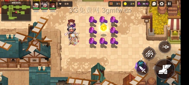 坎公骑冠剑主线第二章(普通)2-5地图攻略