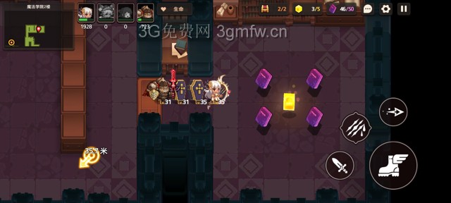 坎公骑冠剑主线第三章(普通)3-2地图攻略