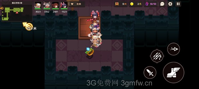 坎公骑冠剑主线第三章(普通)3-5地图攻略