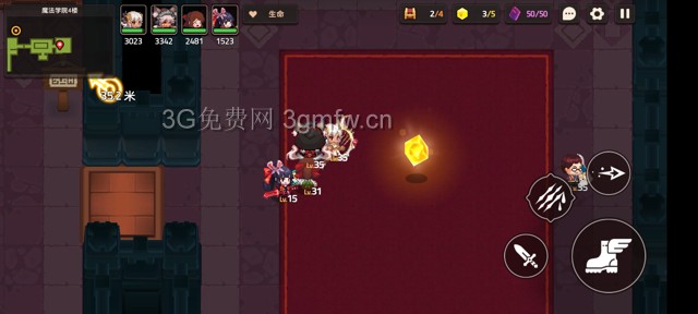 坎公骑冠剑主线第三章(普通)3-5地图攻略