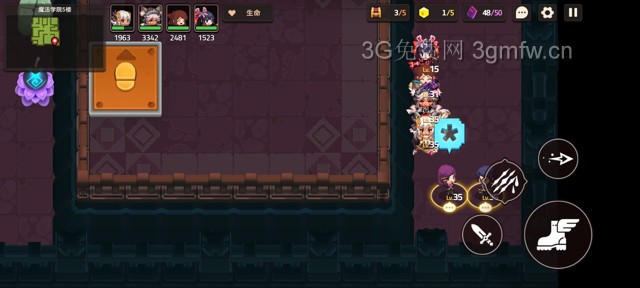 坎公骑冠剑主线第三章(普通)3-6地图攻略