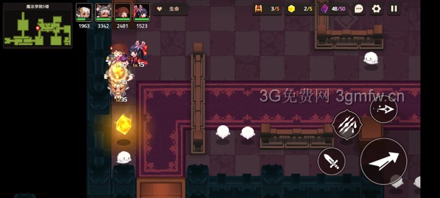 坎公骑冠剑主线第三章(普通)3-6地图攻略