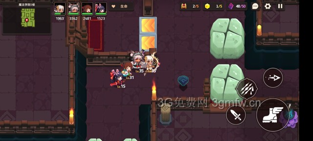 坎公骑冠剑主线第三章(普通)3-6地图攻略