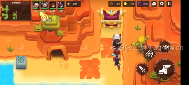 坎公骑冠剑主线第四章（普通）4-2地图攻略