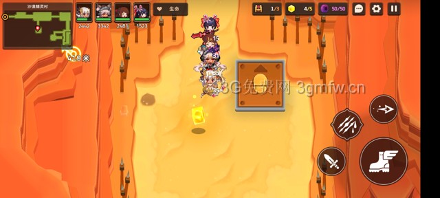 坎公骑冠剑主线第四章（普通）4-2地图攻略