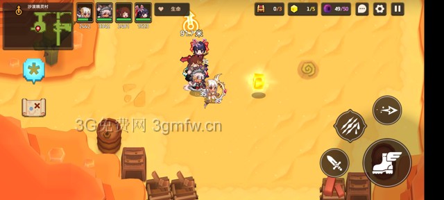 坎公骑冠剑主线第四章（普通）4-2地图攻略